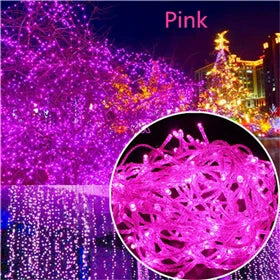New LED String Light 200 LED 20M Christmas/Wedding/Party Decoration Lights Garland AC 110V 220V outdoor Waterproof Led Lamp