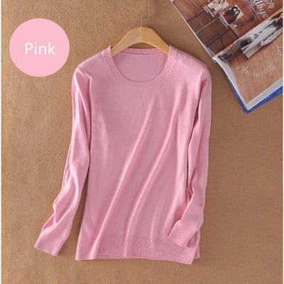 YSC Classic style Hot sales of Cashmere Sweater round collar Fashion on the solid color long sleeve knitted Pullover S-XXXL