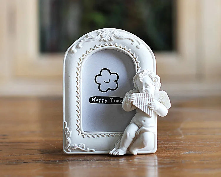 White Mini Picture Frame for Lovely Baby,Heart Shaped Photo Frames Home Decor,Porta Retrato Moldura Creative Wedding Photo Frame