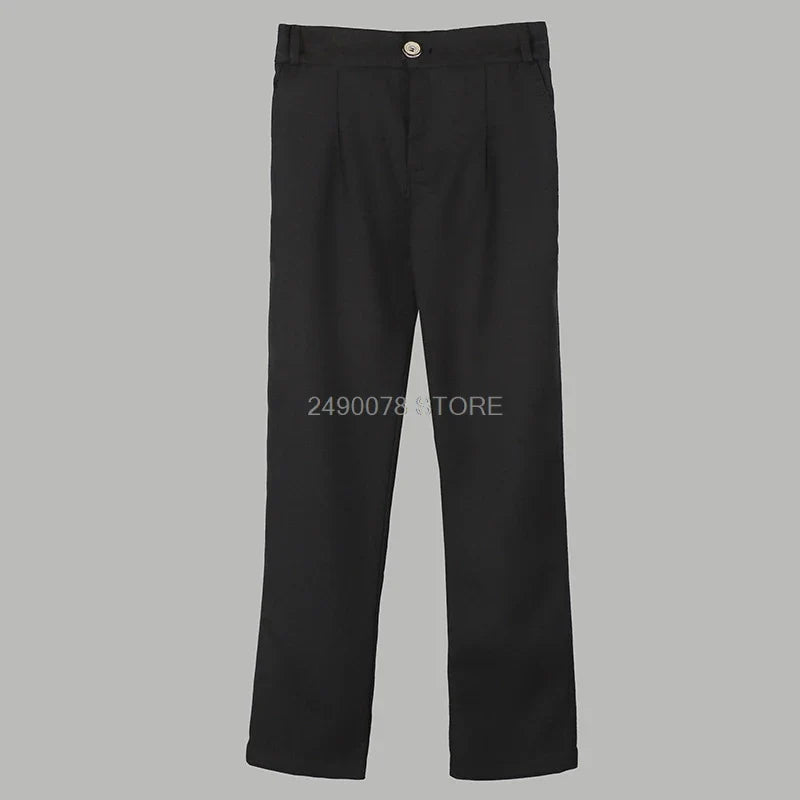 School Boys Formal Trousers, Children Kids Birthday, Wedding, Big Boys Pants 2-12T.