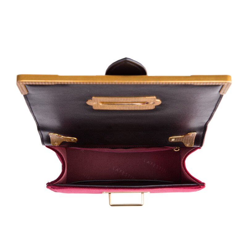 LA FESTIN 2021 New Fashion Luxury Velvet Shoulder Handbag Famous Women Brand All-match Niche Underarm Crossbody Bag High Quality