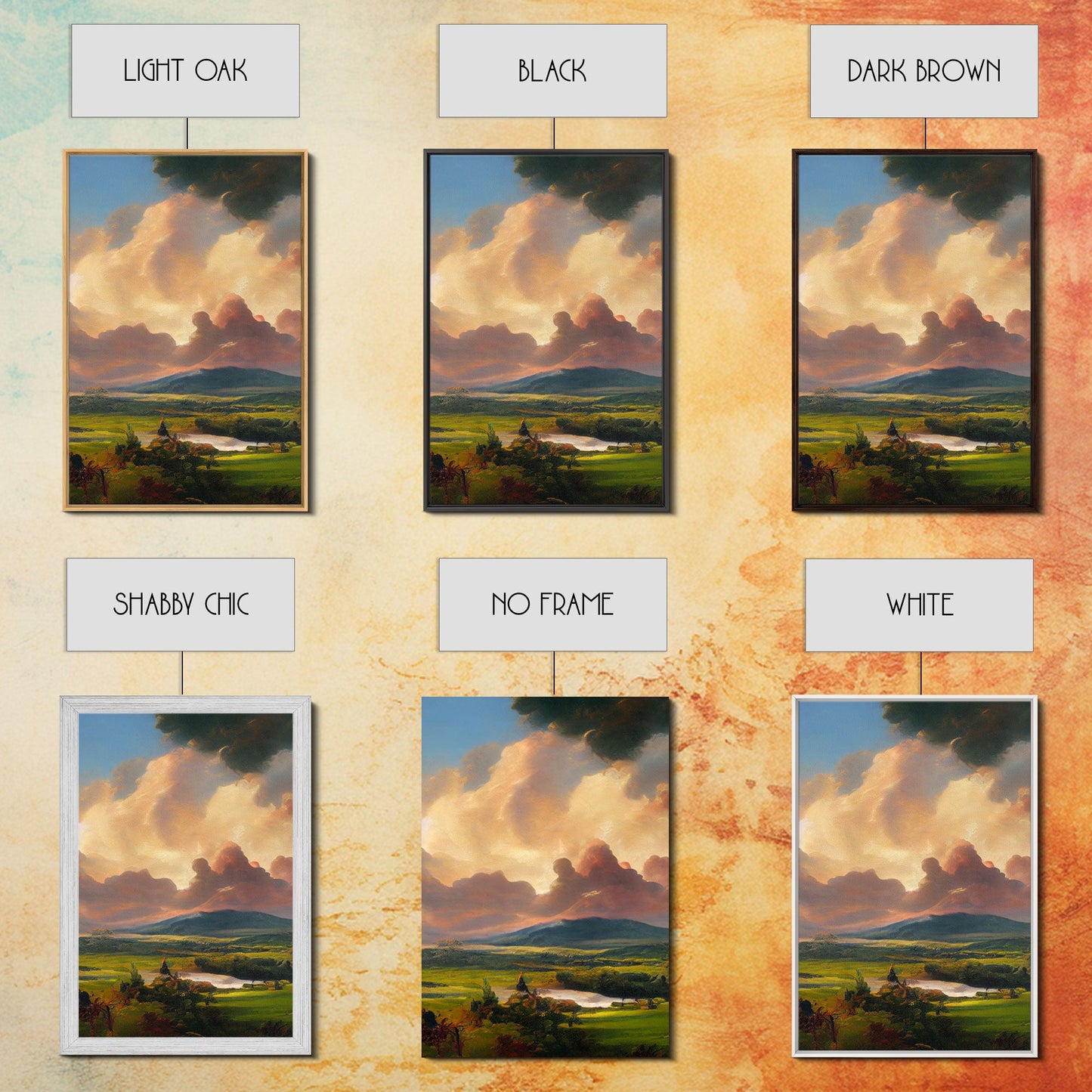 The Dark Tower, 3 Piece Panoramic Art, High Fantasy Concept Art, 3 Piece Wall Art, Ready To Hang Canvas Print