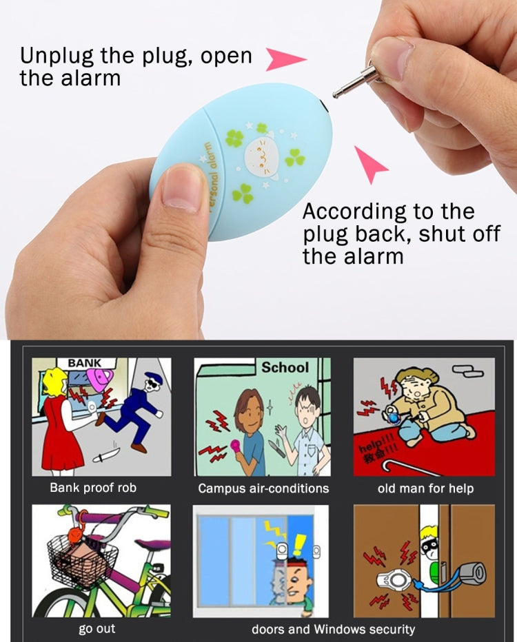 Mini Safe Football Loud Personal Alarm with Anti-Rape for Girl and Kids, 120Db Alarm(Pink)