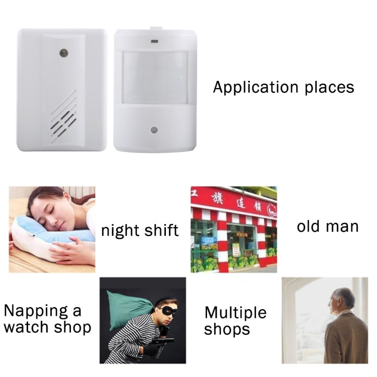 F622-108 Upgraded Version Good Safe Wireless Electro Guard Watch Remote Detective System Kit for Home Office, 1 x Receiver + 1 x Detector