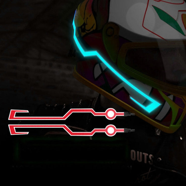 MB-MHL002 Motorcycle Modification Accessories Universal Pasteable Helmet Light Strip
