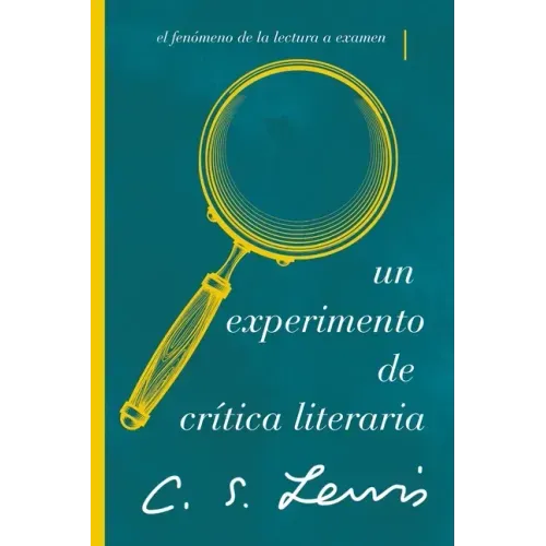 Un experimento de crítica literaria Softcover Experiment in Criticism