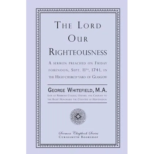 The Lord Our Righteousness