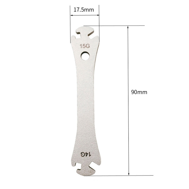 BIKERSAY BT025S Stainless Steel Bicycle Spoke Wrench, BT025S