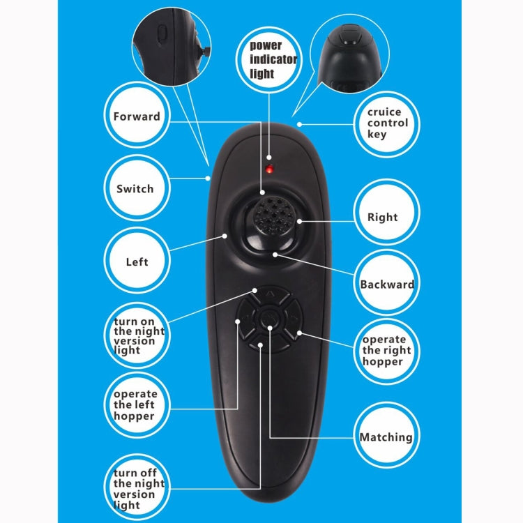 D13C Multi-function Double Warehouse Remote Control Nesting Ship Fishing Bait Boat, D13C