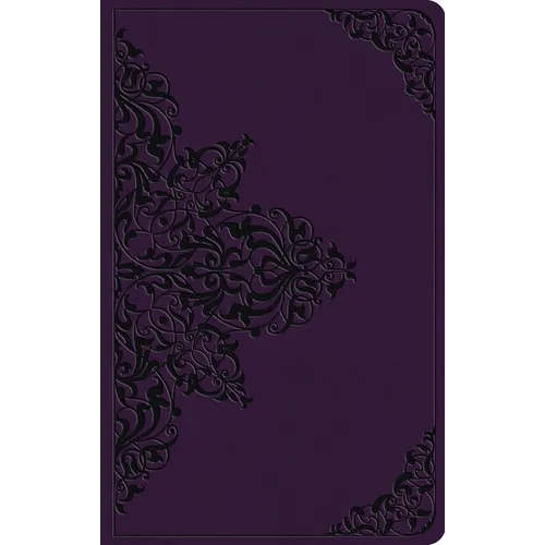 ESV Large Print Value Thinline Bible (Trutone, Lavender, Filigree Design)