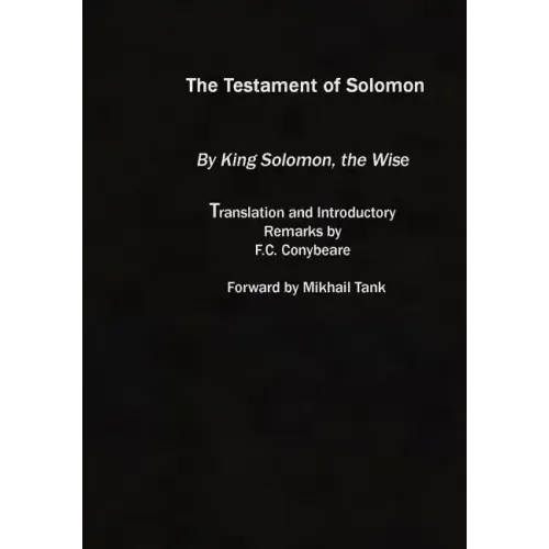 The Testament of Solomon: (original Version)