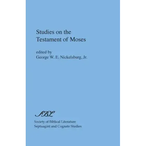 Studies on the Testament of Moses