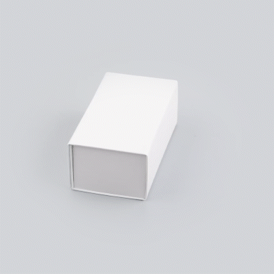 Cater Tek Rectangle White Paper Small Tic Tac Box - Magnetic - 7" x 4" x 2 3/4" - 10 count box