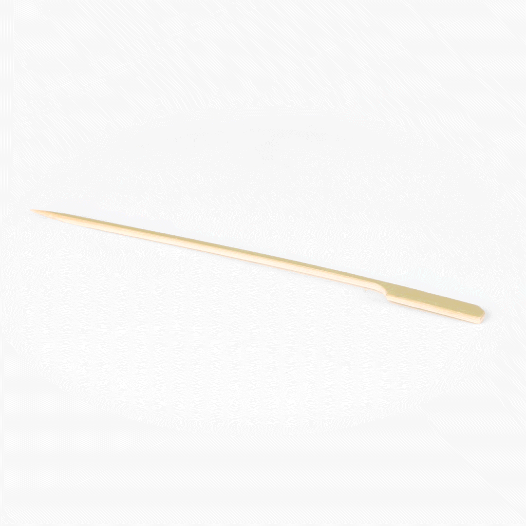 Pixy Natural Bamboo Paddle Skewer - 8" - 1000 count box