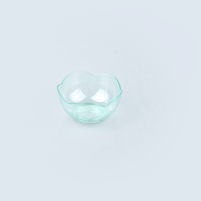 Mini Serve 2 oz Round Seagreen Plastic Le Fleur Cup - 2 1/4" x 1 1/2" x 1 1/4" - 100 count box