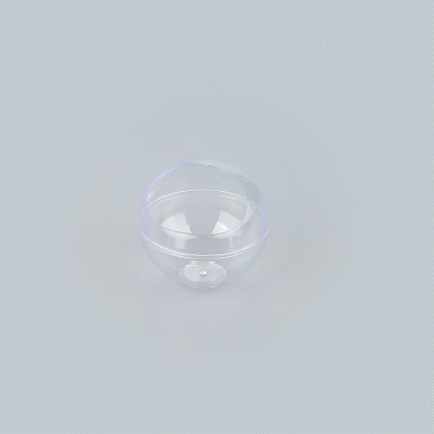 Mini Serve 3 oz Round Clear Plastic Balloon Bowl - 2 1/2" x 2 1/2" x 2 1/2" - 100 count box