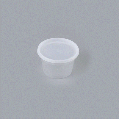 Asporto 16 oz Round Clear Plastic Soup Container - with Lid, Microwavable - 4 1/2" x 4 1/2" x 3" - 100 count box