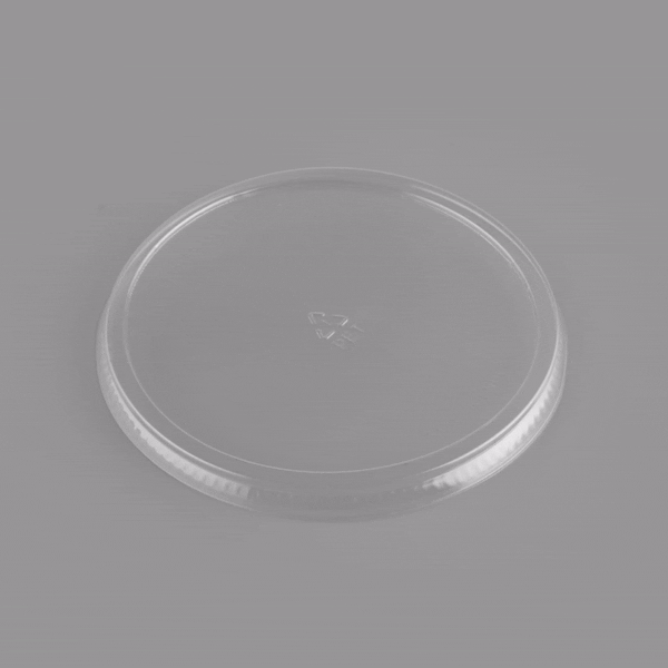 Maxi Serve Round Clear Plastic Lid - Fits 18 oz Salad Bowl - 200 count box