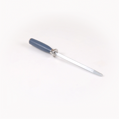 Met Lux Silver and Blue Steel 8" Honing Knife Tool - 1 count box