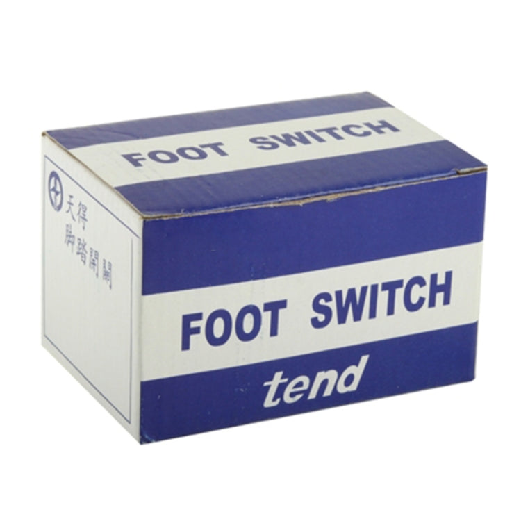 AC 250V 10A Metal Case Nonslip Foot Treadle Switch (TFS-1)(Black)