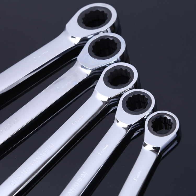 Professional Double-head Ratchet Wrench Set, 5 PCS/Set
