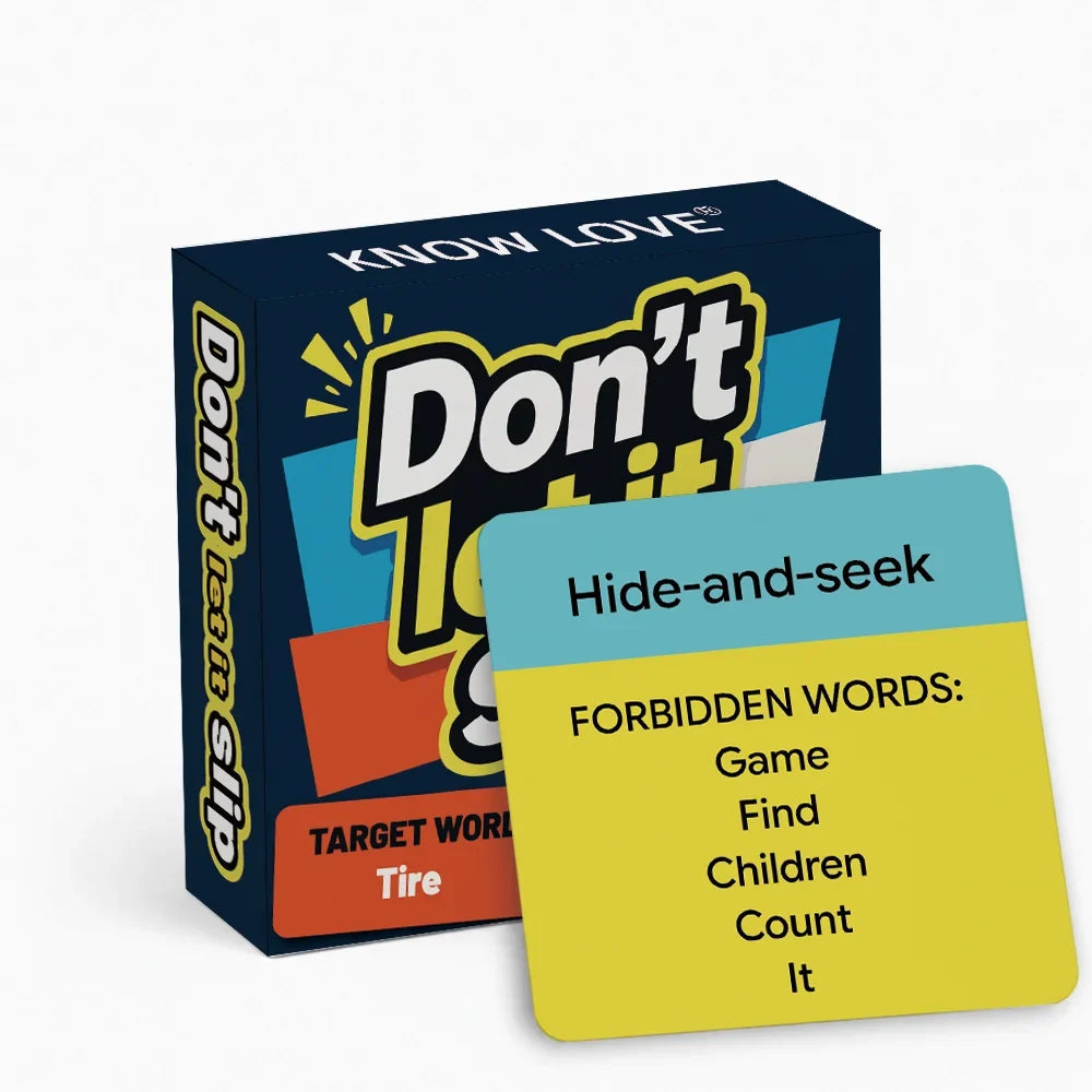 Spanish Best-Selling Popular Taboo Card Game; Outdoor Camping Travel Card Game Party Board Game; Social Icebreaker Party Game En