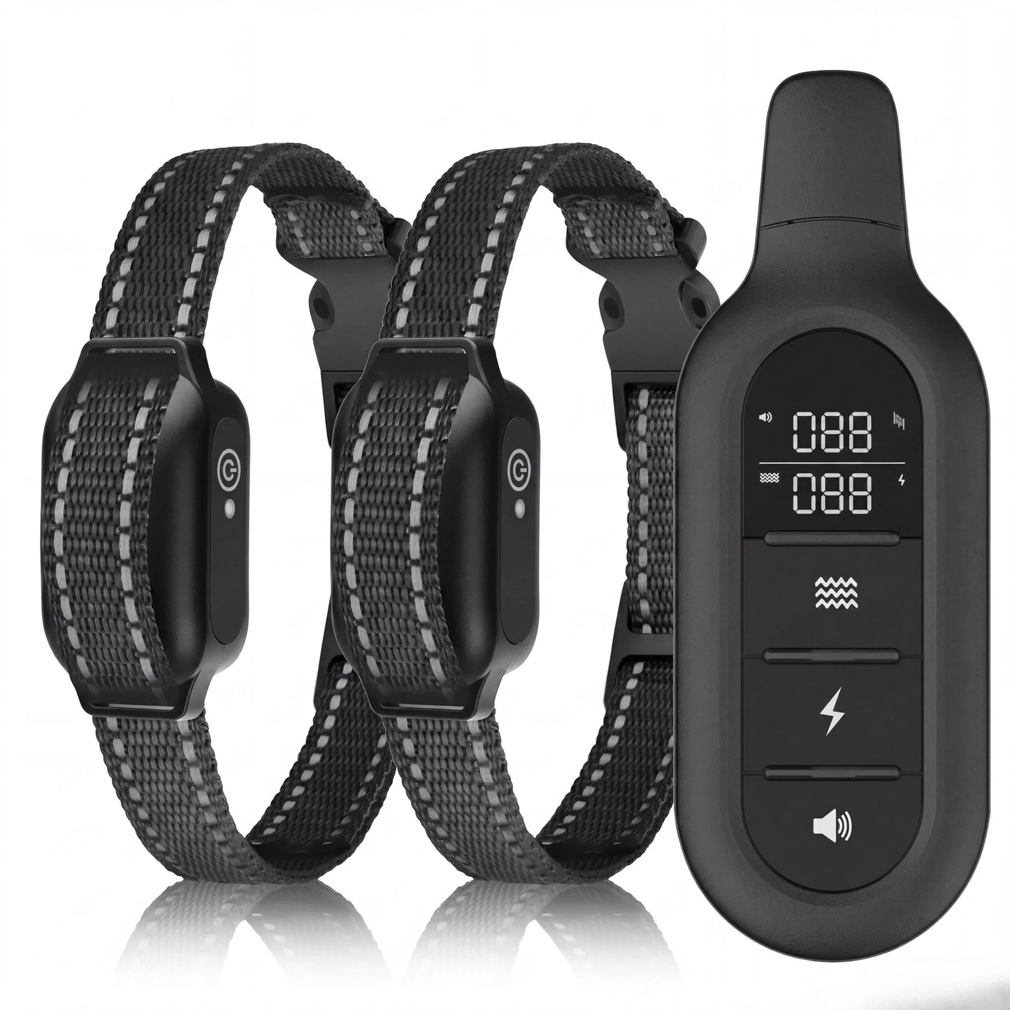 1000M Dog Training Collar Remote Control, Waterproof Rechargeable Dog Bark Collar with Shock Vibration Modes for All Dogs