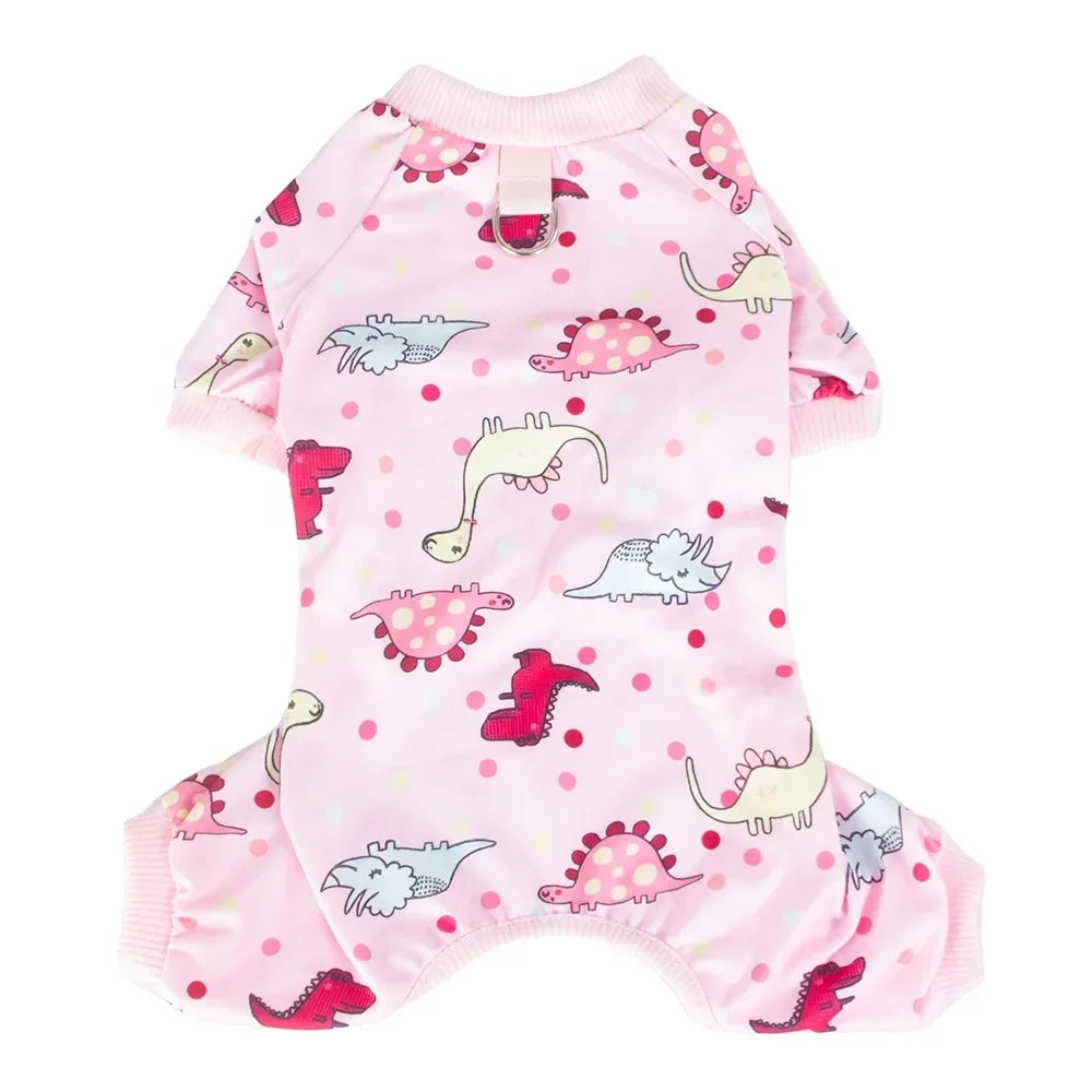 Dog Pajamas for Small Dogs Girl Boy Puppy Pjs Summer Pet Onesies for Chihuahua Yorkie Teacup Cute Soft Material Stretch Outfit
