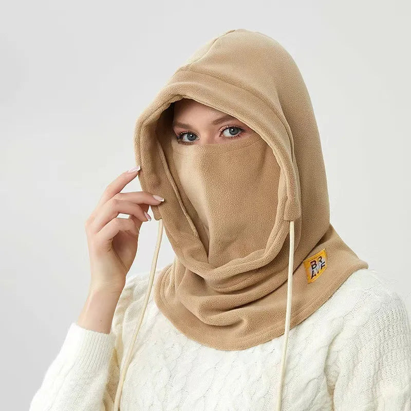 Warm Hat with Mask and Neck Warmer 3-in-1 for Men and Women