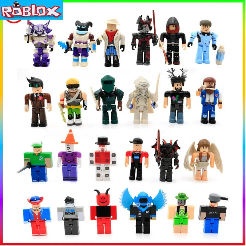 Roblox 24 Collectible Doll Series Virtual World Version 1-6 Building Blocks with Accessories Birthday Gift for Girls Kids Boys