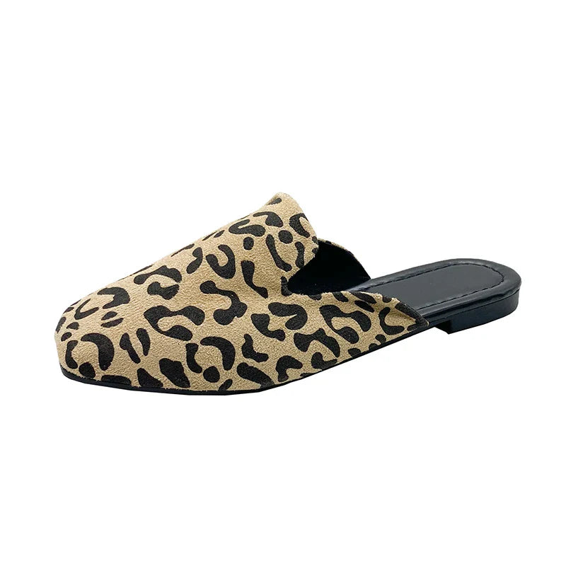 Summer New Women's Slippers Headed Low Heel Fabric Sandals Versatile Banquet Ballet Shoes Beach Women's Shoes, Fashion Slippers