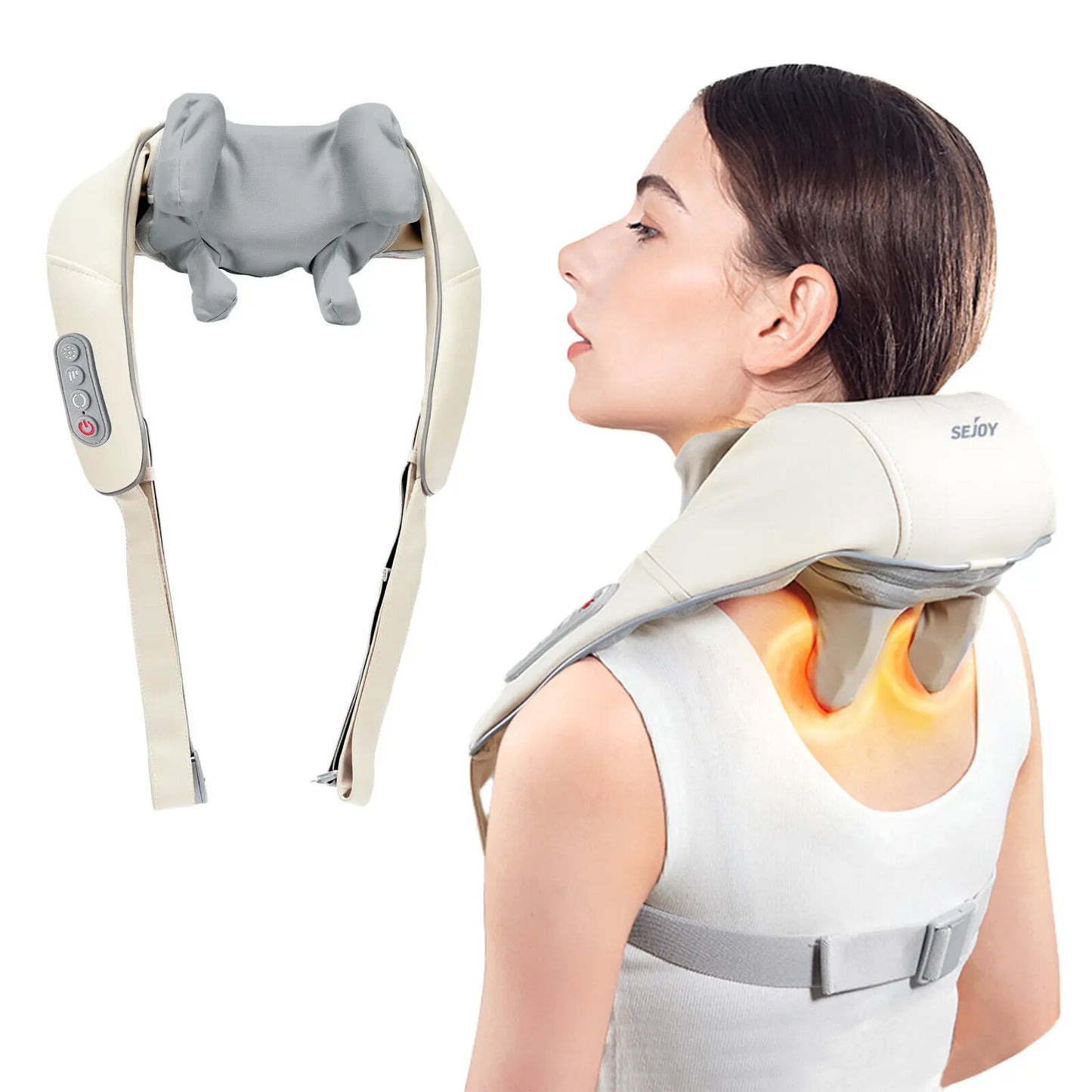 Sejoy Foot Massager with Heat Electric Calf Massage Gift For Parrents