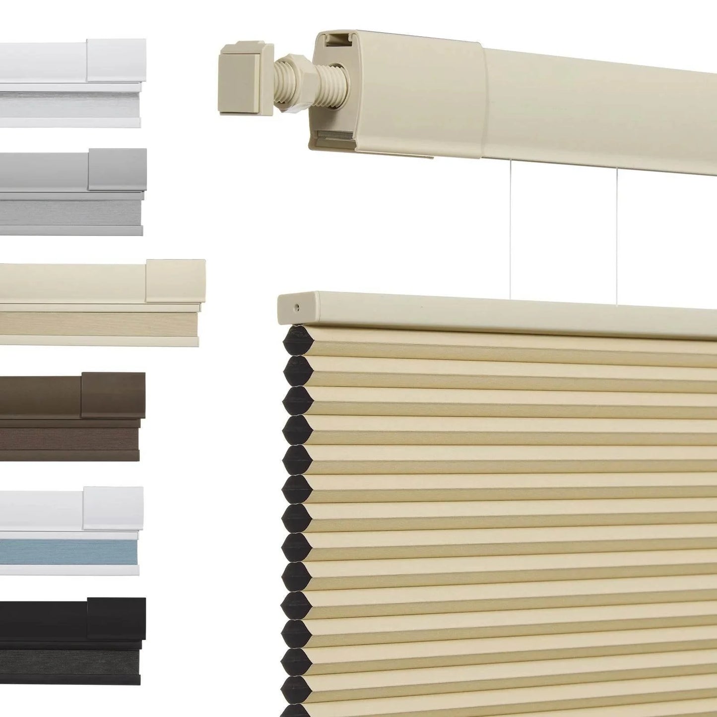 SnapFit Cordless Shades – No Drill, Instant Privacy & Light Control