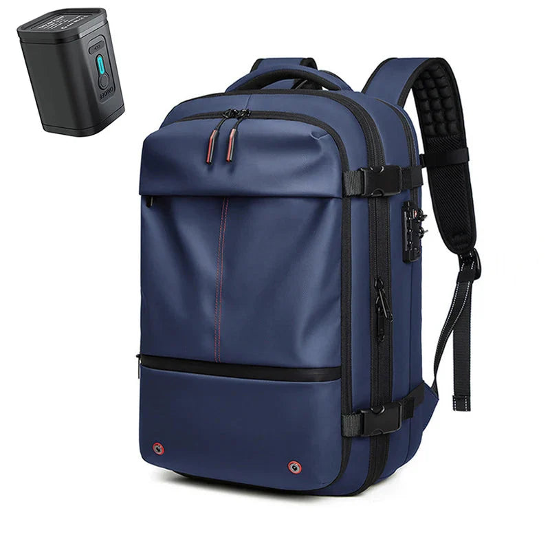 Men's 17 Inch Laptop Backpack Vacuum Compression