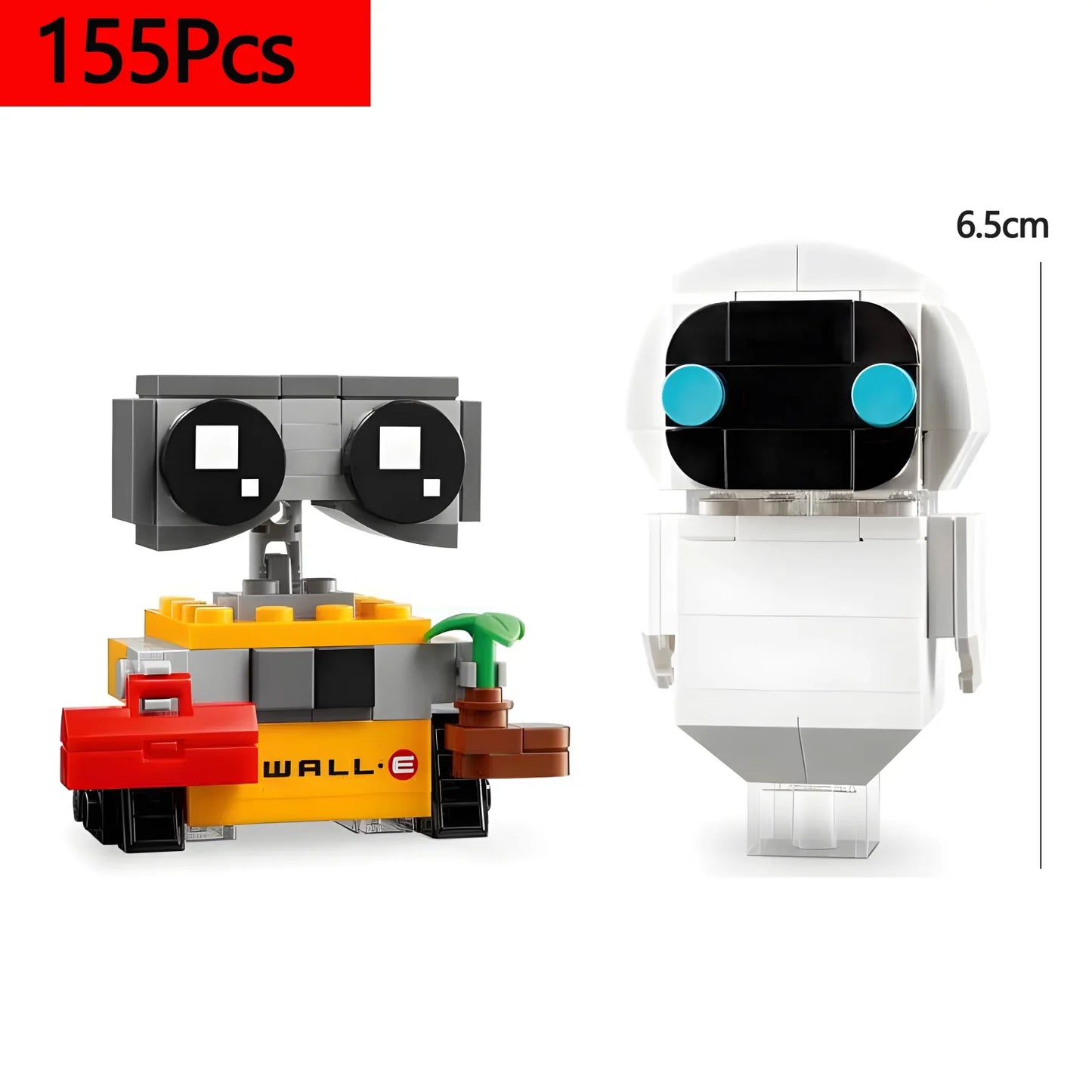 Disney WALL-E&EVE Building Blocks Disney WALL-E Figure Blocks Disney Cartoon Character building block Toys For Kid Birthday Gift