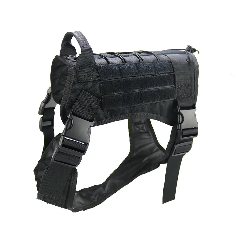 Tactical Dog Harness Military Training Padded Quick Release Vest Pet Training Dog Harness For Set Small Medium Large Dogs
