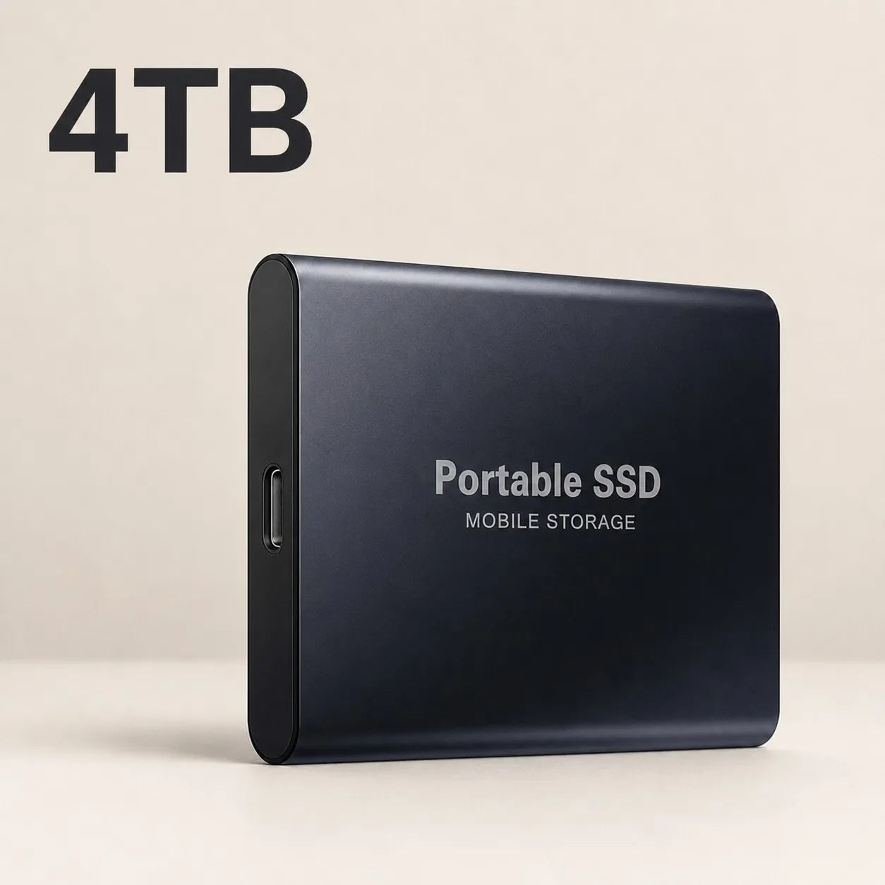 High Efficiency External Hard Disk Mobile Solid State Drive 1TB 2TB TPYE-C Storage Device For Data Backup