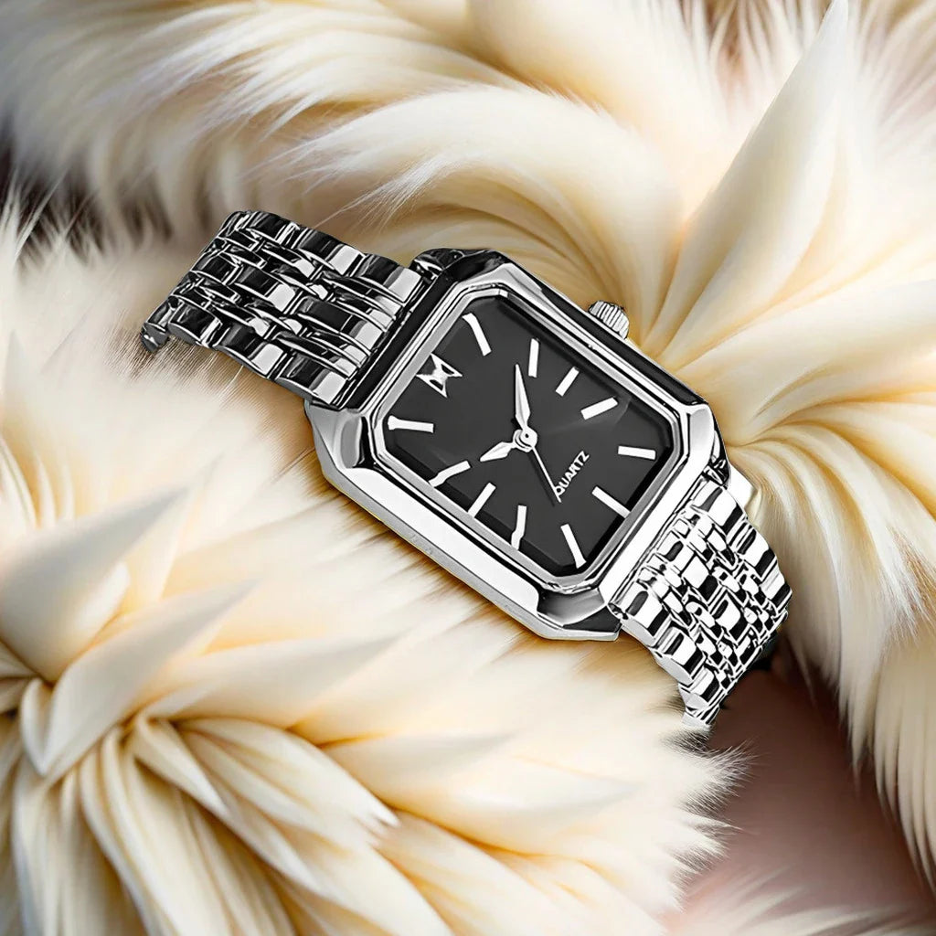 Fashion Women's Watches Gold Steel Strap Luxury Ladies Quartz Wristwatches Qualities Female Roman Scale Clock relógio feminino