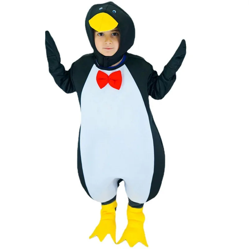 Children's Penguin Set Costume Halloween Makeup Ball Cosplay Stage Role Playing Performance Costume Halloween Costume