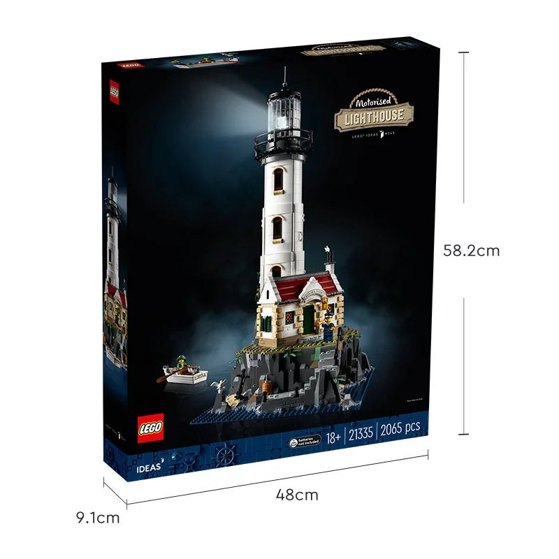 LEGO IDEAS 21335 electric lighthouse creative educational toys for men and women building block gifts