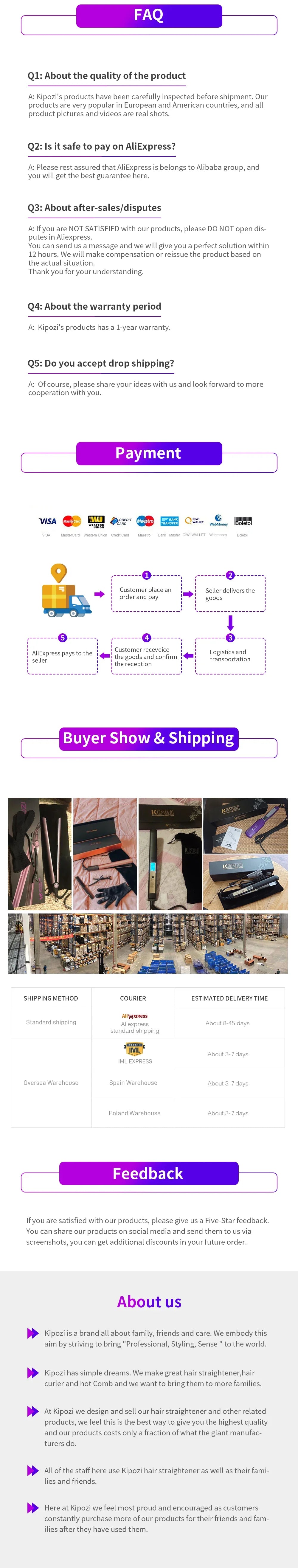 KIPOZ Curling Wand 19mm, Ceramic Barrel Pro hair curler with Adjustable Temperature, Include Heat Resistant Glove Travel Size