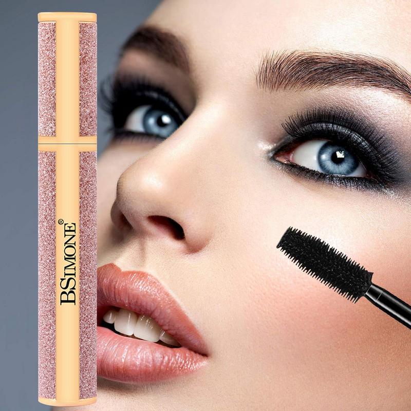 Black Mascara Lash Extending Effect Mascara Long-Lasting Water-Resistant Formula Mascara With Straight-Shaped Brush For Length