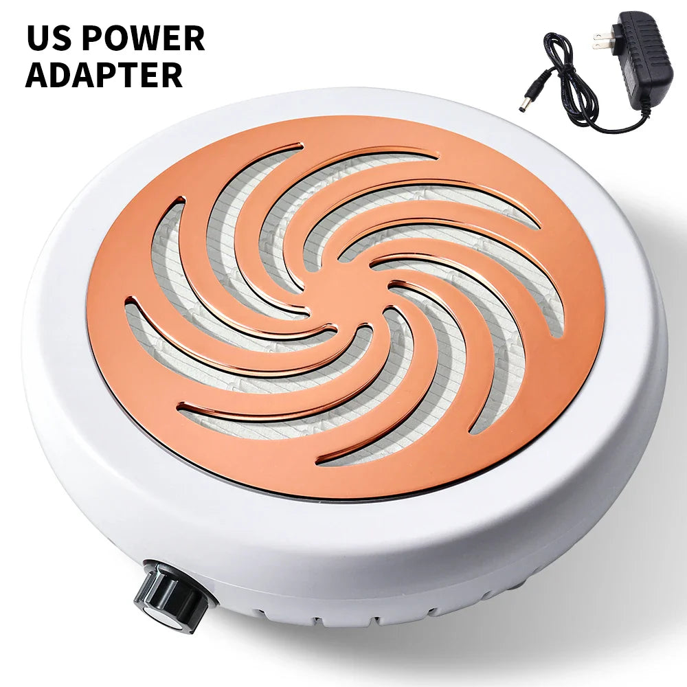 45000 RPM Super Suction Nail Dust Collector Powerful Nails Dust Extractor Nail Art Manicure Fan Vacuum Cleaner And Filter