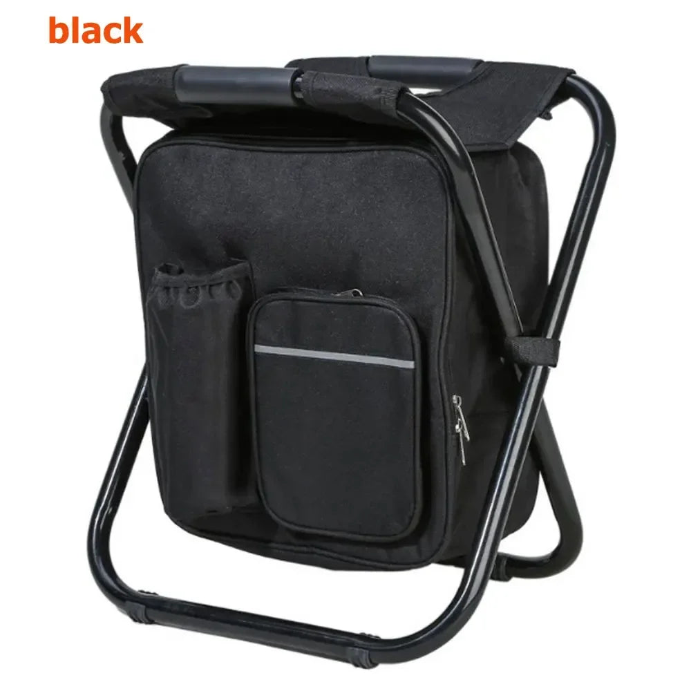 Outdoor Camping, Portable Folding Stool, Thermal Insulation Bag, Lightweight Luggage, Foldable, Multi-Functional Stool