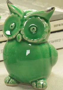 Ceramic handicrafts modern owls statue living room animal ornaments owl crafts home decor figure 4 style optional~