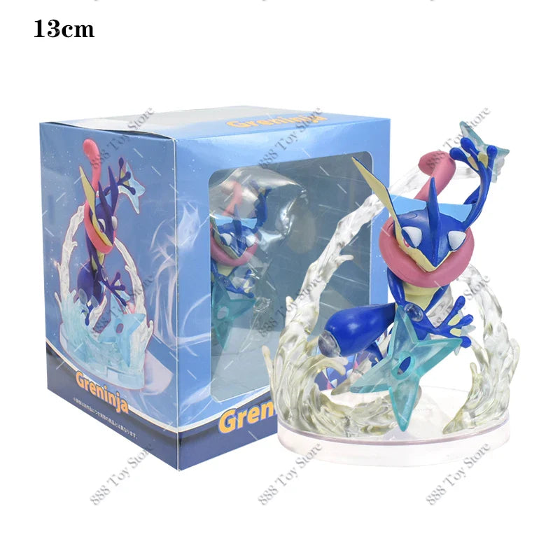 Anime Pokemon Figures Squirtle Charizard Bulbasaur Charmander Vulpix Special Effects Scene Version PVC Action Figure Model Toys