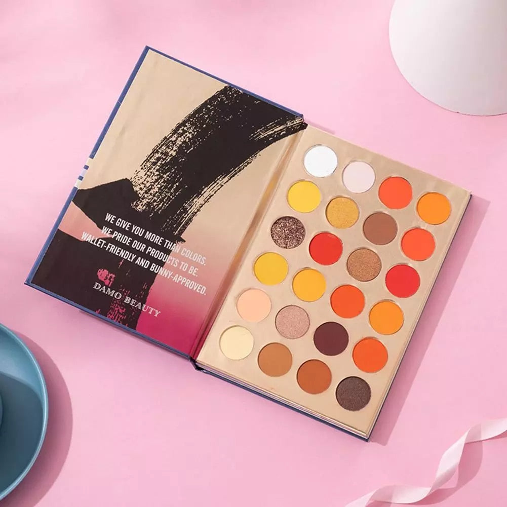 NEW Color Beauty Eyeshadow Palette Glazed Three-layer Cosmetic Up Shadow Highlight Make Pearlescent Eye Style Book Matte