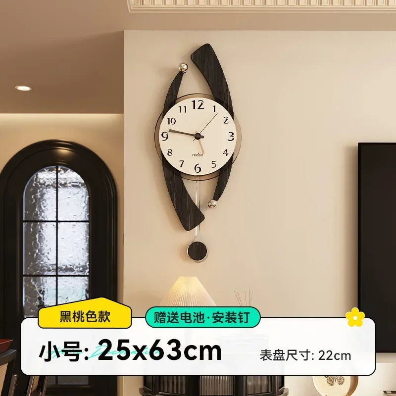 Wooden Decoration Silent Wall Clocks home Bedroom Decor