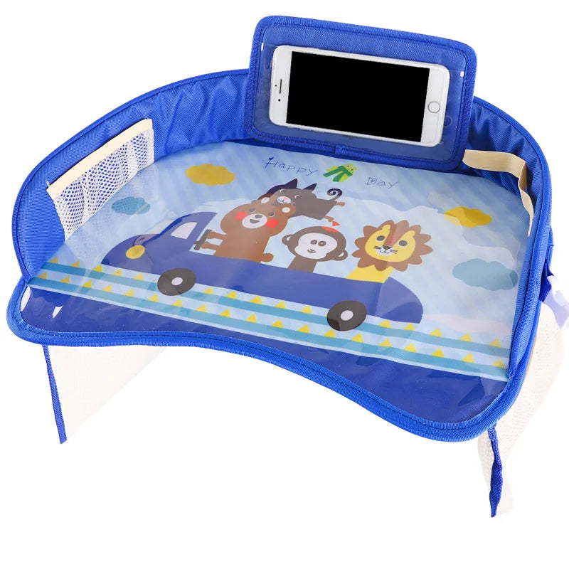 Kid Travel Tray for Toddler Car Seat Travel Tray for Kids, Children Travel Desk, Carseat Table Tray for Kid Road Trip Activities