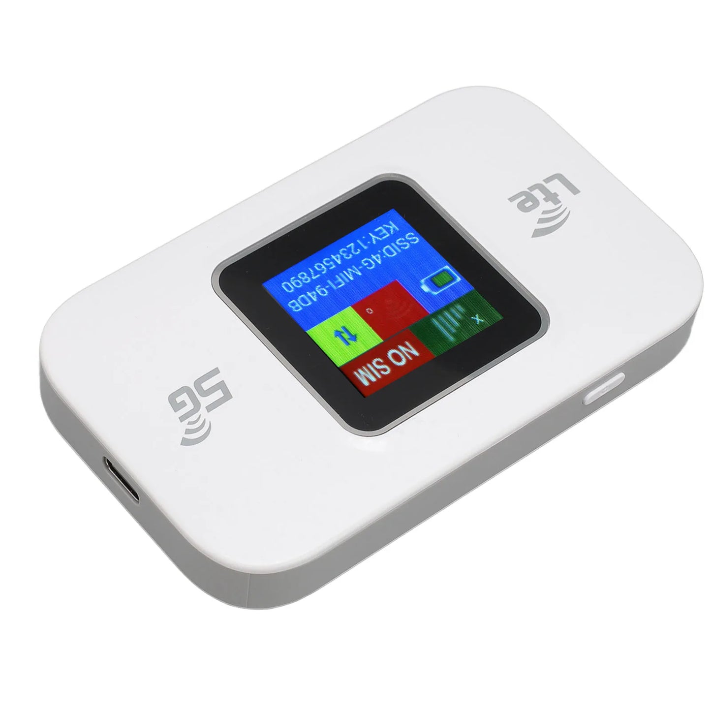 Portable 4G Router 4G LTE WiFi Modem Plug and Play Professional 300Mbps Supports 10 Users Sharing for Tablets for Mobile Phone